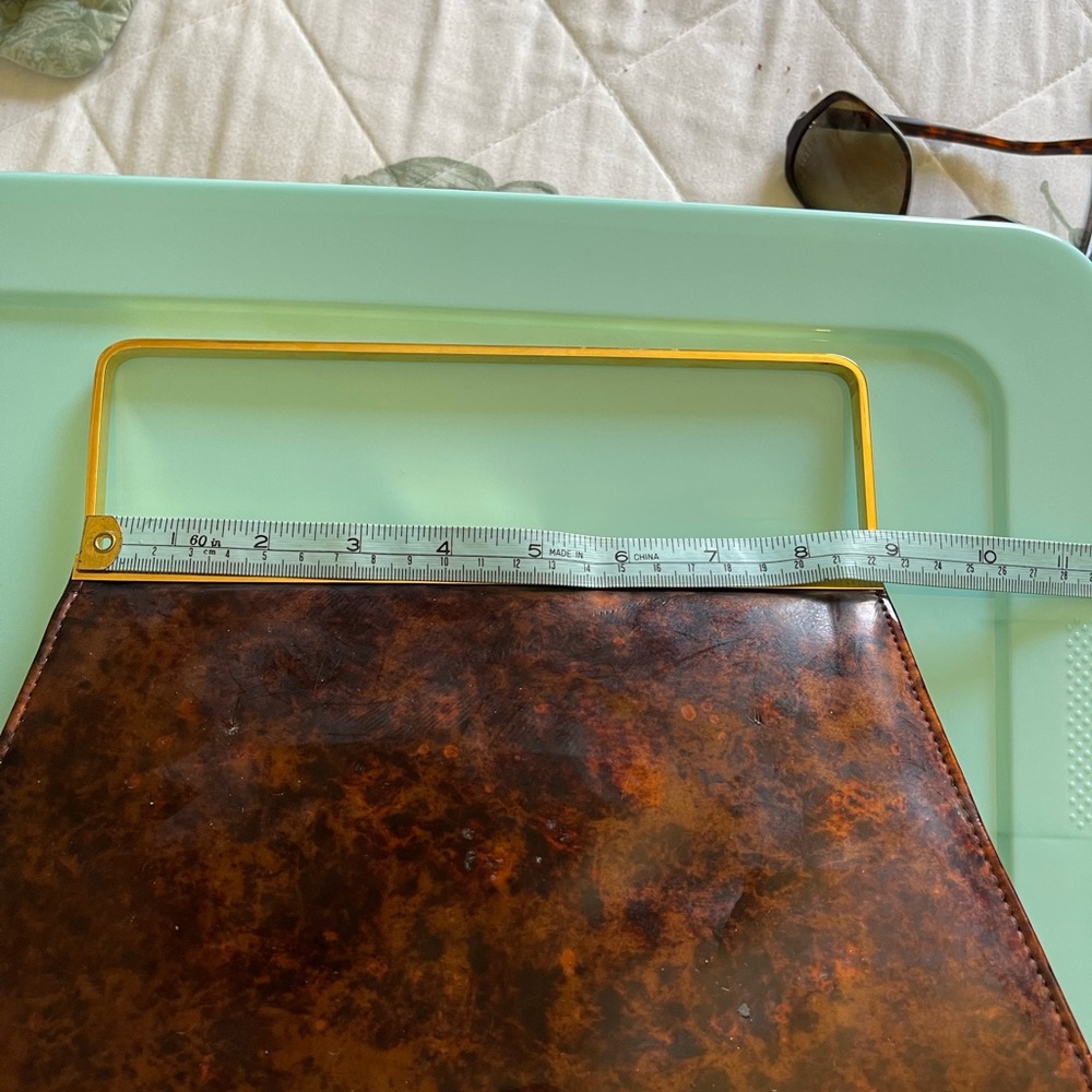 Tortoise shell hand bag - Picture 5 of 8